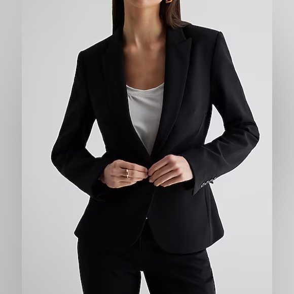 Black Express Editor Blazer - Picture 1 of 8